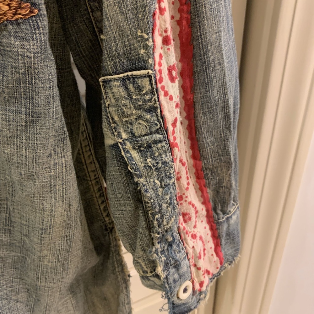 MAGNOLIA PEARL-RARE-AMERICAN INDIAN ON DENIM WORKSHIRT - Picture 8 of 10